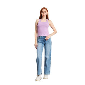 Débardeurs en jersey de coton pour femmes, coupe ajustée, légers et respirants, nouveaux modèles pour le sport, le yoga et l'entraînement - Product Image 1