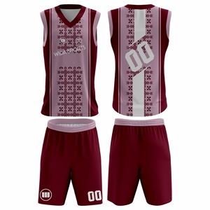 Nuevo Conjunto de Camiseta y Pantalones Cortos de Baloncesto Sublimados Personalizados, Ligeros, Transpirables, de Malla, de Secado Rápido, Uniforme de Equipo, Ropa Deportiva OEM ODM Unisex - Product Image 1