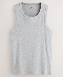 เสื้อกล้ามถักทรงโอเนคสีเทาสำหรับผู้ชาย ประสิทธิภาพสูง ระบายอากาศได้ดี ดีไซน์สปอร์ต ผลิตจากโพลีเอสเตอร์ด้านหน้า ราคาประหยัด ปี 2026 - Product Image 3