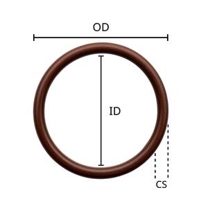Katon FKM Joint torique AS568-324 5.33mm x 34.3mm x 44.96mm ORV Brown 75 Shore A Seals Products - Product Image 3