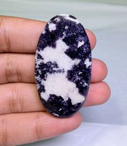 Lepidolita natural de alta calidad en cabujón, formas mixtas, venta al por mayor, piedras preciosas sueltas para la fabricación de pendientes, colgantes y anillos de plata hechos a mano. - Product Image 3
