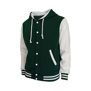Blouson universitaire tendance en mélange de laine pour homme, style décontracté et élégant, idéal pour l'hiver - Product Image 3