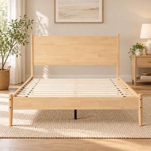 K2620 Moderna Base de Cama Bajo Piso con 12 Somieres, Estructura de Plataforma para Proyectos Hoteleros, Muebles Personalizados para el Hogar - Product Image 1