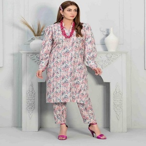 Tawakkal Marque Collection Hiver Pakistanais Khaddar 2 Pièces Salwar Kameez Ensemble Coton Imprimé Numérique pour Adultes Indien Pakistanais - Product Image 2
