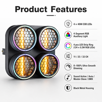 Projecteur de projection rétro DMX DJ 4 Eyes COB LED Matrix pour éclairage de scène