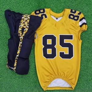 Uniformes Americanos Económicos al por Mayor, Ropa Deportiva Sublimada de Poliéster para Entrenamiento y Competición, Uniformes de Fútbol Americano - Product Image 4