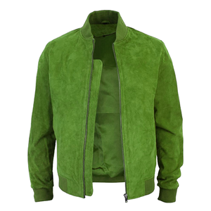 Premium Men's Vintage Winter <b>Leather</b> <b>Jacket</b> Thick <b>Leather</b> Stand Collar Embroidered Crocheted Weaving Technics Windproof - Product Image 2