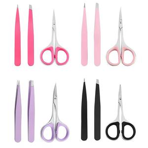 Eyelash Tweezers Stainless Steel Smooth Tip Precision Makeup <b>Tools</b> for Eyelash Extension - Product Image 6