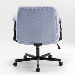 Sedia da Ufficio Confortevole con Seduta Larga, Cuscino Spesso, Design Girevole Regolabile, Braccioli Ribaltabili, Ruote Girevoli in PU - Product Image 6