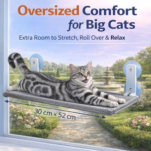 Wholesale Rectangle Modern <b>Cat</b> Window <b>Perch</b> Bed Suction Cup Hanging Hammock Shelf for Living Room Sunbathing OEM/ODM - Product Image 6