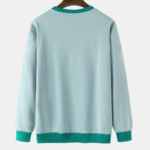 Sweat-shirts minimalistes pour hommes, best-sellers, parfaits pour la superposition, la détente et la mode quotidienne, en coton mélangé. - Product Image 2