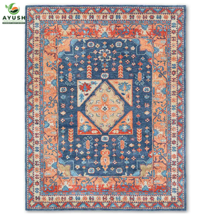Tapis en laine tuftés à la main de qualité supérieure, tapis doux pour salon, chambre et bureau - Product Image 1