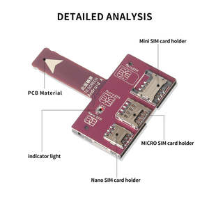 Adaptateur de carte <span class=keywords><strong>SIM</strong></span> externe XTZP, adaptateur d'activation de support de carte <span class=keywords><strong>SIM</strong></span> externe compatible avec Apple <span class=keywords><strong>Samsung</strong></span> - Product Image 4