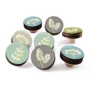 Boutons élégants en résine et en bois avec plusieurs designs pour les organisateurs de placards - Product Image 6