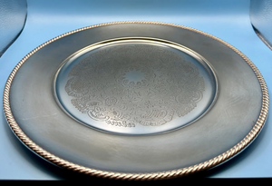 Prix de gros pour des plaques rondes décoratives en aluminium, fabriquées à la main, en métal argenté nickelé, produit phare de l'usine, vente en gros - Product Image 5