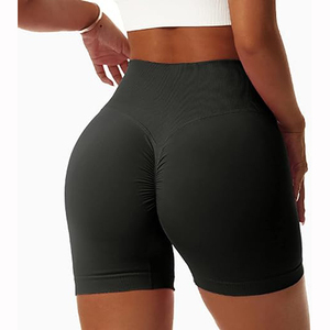 <b>Women</b> Fitness Compression <b>Shorts</b> Seamless High Stretch Breathable Workout Running Yoga Athletic Activewear Factory Direct Supply - Product Image 4