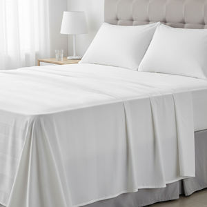 Sábanas de Bambú Ecológicas de Lujo, 300 Hilos, Color Marfil, Suaves y Sedosas, para Compradores Internacionales - Product Image 1