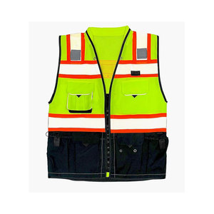 เสื้อกั๊กสะท้อนแสงสีแดง เสื้อกั๊กความปลอดภัยสูง - Product Image 5
