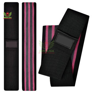 ชุดยางยืดออกกำลังกายสำหรับบริหารสะโพกผู้หญิง แบบวงกลม กว้าง กันลื่น สำหรับออกกำลังกายกล้ามเนื้อก้น ทำจากโพลีเอสเตอร์คุณภาพสูง - Product Image 3