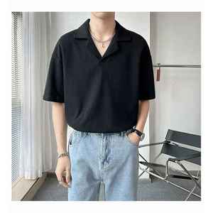 Polo d'extérieur pour homme en tissu respirant et confortable, à manches courtes, pour un style de vie actif, vêtements décontractés, fournisseur de marques privées - Product Image 2