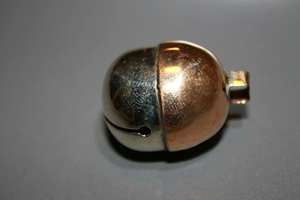 Clochettes de qualité en cuivre/argent nickelé, finition miroir, double tonalité, forme de gland, pour la fauconnerie, outils de chasse, clochettes en argent pour chat - Product Image 2