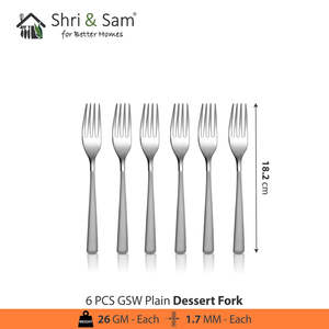 24 PCS Stainless Steel Essential Cooking Tools Cutlery Set 6 Pcs Tea Spoon 6 Pcs <b>Dessert</b> Spoon 6 Pcs <b>Dessert</b> <b>Fork</b> Knife - Product Image 6