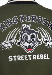 Chaquetas Varsity Premium para Hombre, Color Sólido, Invierno, 100% Algodón, Relleno de Felpa, Logotipo Personalizado Bordado Disponible para Venta al Por Mayor - Product Image 4