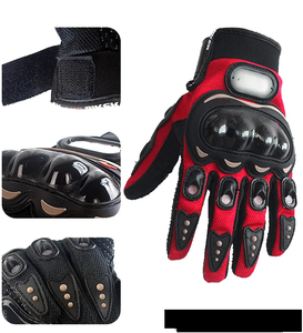 Guantes de Motocicleta de Cuero Negro de Alta Calidad, Transpirables, de Dedo Completo, para Motociclistas Profesionales - Product Image 5