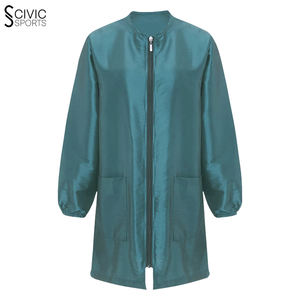 Vente en gros Tablier de coiffeur pour femmes hommes Vestes de salon en laine respirante pour barbiers Salons de beauté avec coton - Product Image 3