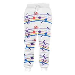 Jogging en toile à taille haute personnalisable avec impression par sublimation pour hommes, de bonne qualité, vente en gros de pantalons et de joggings - Product Image 1