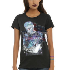 Camiseta de Manga Corta con Cuello Redondo Informal de Algodón Negro para Mujer, Corte Regular, Color Sólido, Tejido Jersey Transpirable, para Usar en Todas las Estaciones - Product Image 4