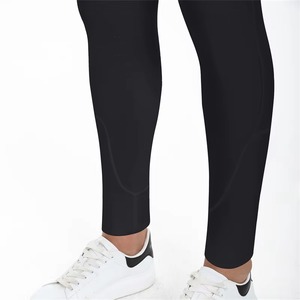 Leggings de compression pour hommes BJJ, Jiu Jitsu, MMA No-Gi, avec taille élastique, anti-UV, logo personnalisé, en Spandex/Polyester - Product Image 5