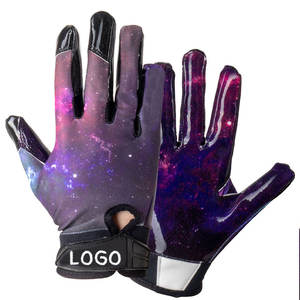 American Football <b>Gloves</b> High Sticky Palm Football <b>Gloves</b> Manufacturer Custom Team Football <b>Gloves</b> - Product Image 5