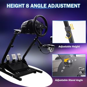 Supporto per Volante da Corsa Regolabile Compatibile con Logitech G25/G27/G29/G920 e PS per Simulatori di Guida - Product Image 3