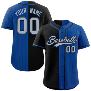 Maillot de baseball respirant et léger, personnalisable avec logo d'équipe, chemise athlétique boutonnée pour les séances d'entraînement - Product Image 1
