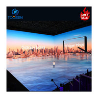 Écran LED Hémisphérique P1.2 P1.5, Globe Immersif 3D 4D, Affichage Virtuel Interne, Grande Sphère Vidéo LED Demi-Sphérique