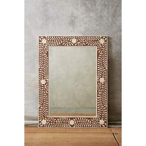 Handmade Stylish Luxury Wall Mirror Natural Bone Inlay <b>Frame</b> for Home Decor - Product Image 5