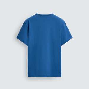 T-shirt à col rond pour homme, coupe classique |   T-shirt basique à manches courtes 100% coton |   T-shirt vierge OEM/ODM à séchage rapide, lavé, vente en gros - Product Image 2
