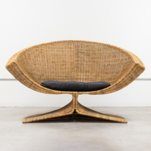 Sillas de meditación de ratán natural artesanal de Vietnam de la más alta calidad, silla de yoga tejida a mano - Product Image 3