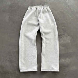 Ensemble de survêtement en molleton français pour homme, sweat-shirt et pantalon, couleur unie, respirant, pull chaud, tenue d'hiver - Product Image 6