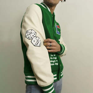 Chaqueta Varsity Formal de Nuevo Diseño y Alta Calidad con Cuello Alto y Logotipo Frontal, Impermeable y Transpirable para Hombre - Product Image 2