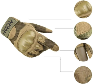 OEM Tactical Gloves Durable Microfiber Palm Anti <b>Slip</b> <b>Full</b> Finger Gloves for Outdoor Cycling Riding Work - Product Image 6