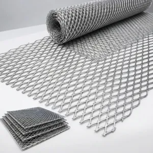 Hot Dip Galvanized Expanded Metal <b>Mesh</b> Coil Factory Direct Manufacturer Heavy Duty Galvanized Expanded Steel <b>Mesh</b> Roll - Product Image 1