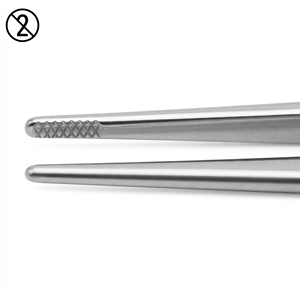 Pinzas Oftálmicas Quirúrgicas Desechables de un Solo Uso, Tipo Bishop-Harmon, Serradas, para Manipulación de Tejidos en Cirugía Ocular de Precisión - Product Image 6