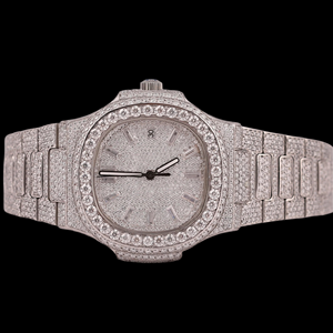 Moissanite Ronde de Haute Qualité à Monture Bezel, Or Blanc, Fabricants, Hip Hop, Élégant, Premium, Argent Sterling 925 - Product Image 1