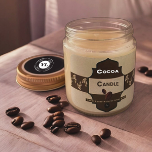 Ensemble cadeau de bougies aromatiques écologiques faites à la main en cire de soja avec logo personnalisé, dans un luxueux bocal en verre, pour Noël et les occasions spéciales - Product Image 2