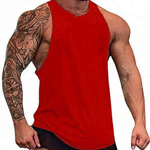 Camisetas sin mangas personalizadas para hombre, de algodón, estilo culturismo, tipo stringer, en oferta. - Product Image 5