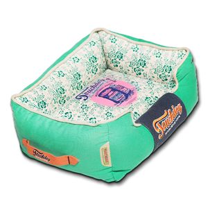 Floral Galore Vintage Printed Ultra-Plush Rectangular Designer <b>Dog</b> <b>Bed</b> - Product Image 1