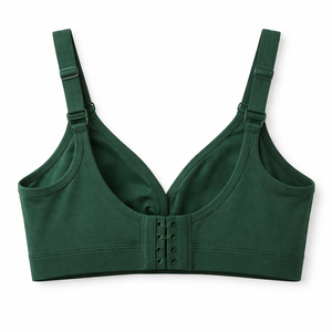Sujetador Deportivo de Algodón Transpirable Tejido con Copa Completa al por Mayor - Proveedor Directo de Fábrica para Pedidos OEM Personalizados - Product Image 2