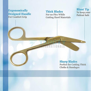 Tijeras para vendajes de moda, tijeras para vendajes de soporte fuerte, tijeras para vendajes quirúrgicos modernas para uso hospitalario - Product Image 4
